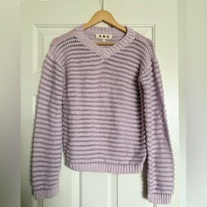 AMO Johanna Sweater Lilac NWT Sz Small ✨ $240